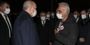 Cumhurbaşkanı Erdoğan'dan şehit Özel Harekat Şube Müdürü Eren'in ailesine taziye ziyareti