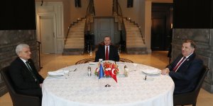 Cumhurbaşkanı Erdoğan, Bosna Hersek Devlet Başkanlığı Konseyi üyeleriyle bir araya geldi