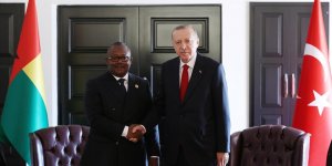 Cumhurbaşkanı Erdoğan, Gine Bissau Cumhurbaşkanı Embalo ile görüştü