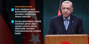 Cumhurbaşkanı Erdoğan: Almanya ile ikili ticaret hacmimizi 50 milyar dolara taşımakta kararlıyız