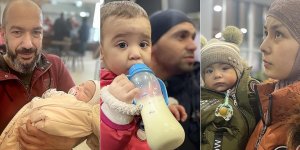 Ukrayna'dan gelen savaş mağdurları, çocuklarının yaşadığı korkuyu anlattı
