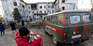 Savaş şiddeti Donetsk'teki Volnovaha şehrini harabeye çevirdi