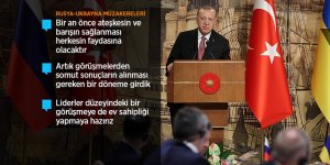 Cumhurbaşkanı Erdoğan: Adil bir barışın kaybedeni olmayacağına inanıyoruz