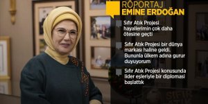 Emine Erdoğan, himayesinde yürütülen Sıfır Atık Projesi'ni AA'ya değerlendirdi