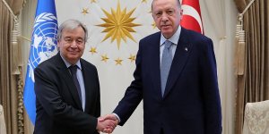 Cumhurbaşkanı Erdoğan, BM Genel Sekreteri Guterres'i kabul etti