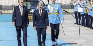 Cumhurbaşkanı Erdoğan, Pakistan Başbakanı Şerif'i resmi törenle karşıladı