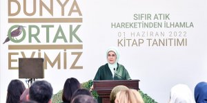 Emine Erdoğan, 'Dünya Ortak Evimiz' kitabının tanıtımında konuştu