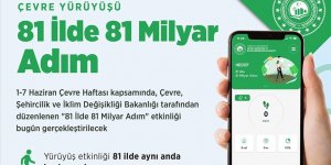 '81 İlde 81 Milyar Adım' etkinliği bugün yapılacak