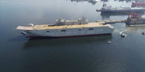 TCG Anadolu'da deniz kabul testlerine başlandı