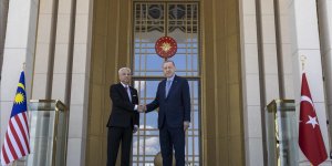 Cumhurbaşkanı Erdoğan, Malezya Başbakanı Yakub'u resmi törenle karşıladı