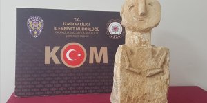İzmir'de 11 bin 500 yıllık heykel ele geçirildi!