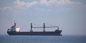 Ukrayna'dan mısır taşıyan "Fulmar S" isimli gemi İzmir Alsancak Limanı'na geldi