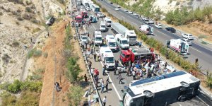 Gaziantep'teki trafik kazasında 15 kişi hayatını kaybetti!
