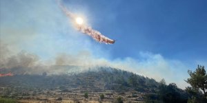 Mersin Gülnar'daki Orman Yangınına Müdahale Sürüyor