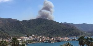 Marmaris'te orman yangını başladı