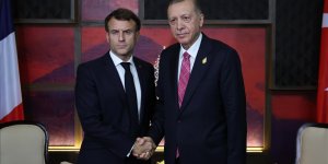 Erdoğan, G20 Liderler Zirvesi'nde Fransa Cumhurbaşkanı Macron ile görüştü
