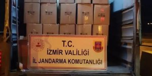 İzmir'de Kamyonette 2 Milyon Kaçak Sigara Ele Geçirildi!