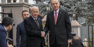 Cumhurbaşkanı Erdoğan-Bahçeli görüşmesi sona erdi