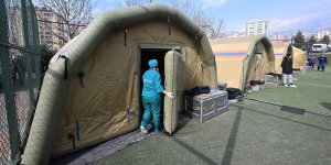 Rusya, Kahramanmaraş'ta depremzedeler için sahra hastanesi kurdu