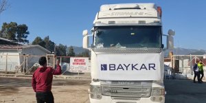 Kadın hijyen kitlerini taşıyan Baykar tırı Hatay'a ulaştı!