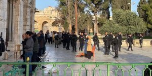 Filistin'den İsrail güçlerinin Mescid-i Aksa baskınına tepki