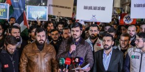 İsrail güçlerinin Mescid-i Aksa baskını İstanbul'da protesto edildi