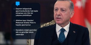 Cumhurbaşkanı Erdoğan: Deprem tehlikesinin olduğu 7 coğrafi bölgede, 7 rezerv şehir için çalışmalara başladık