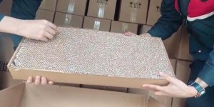 Niğde'de 6 milyon 750 bin dolu makaron ele geçirildi!