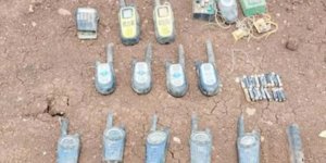 SİİRT'te PKK'ya yönelik operasyonda 18 telsiz ve 2 patlatma düzeneği bulundu