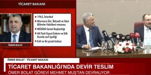 "Ticaret Bakanlığı'nda devir teslim"