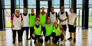 Cumhurbaşkanı Erdoğan basketbol maçı yaptı