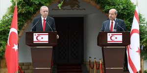 Erdoğan: Müzakere masasına geri dönmenin yolu Kuzey Kıbrıs Türk Cumhuriyeti'nin tanınmasından geçmektedir