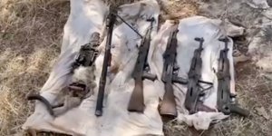 Pençe-Kilit Operasyonu bölgesinde teröristlerin kullandığı çok sayıda silah ele geçirildi