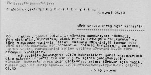 Kıbrıs Barış Harekatı'nı dünyaya AA duyurdu