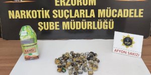 Erzurum'da iç organlarında uyuşturucu bulunan zanlı tutuklandı