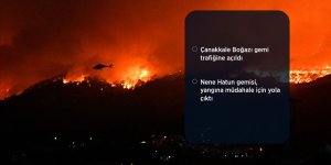 Çanakkale'de orman yangını nedeniyle tahliye edilen yerleşim yeri sayısı 9'a yükseldi