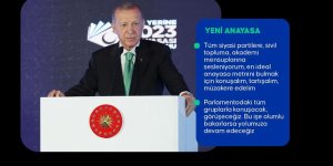 Erdoğan: Yeni anayasayı milletimize kazandırana kadar çalışmayı, mücadeleyi asla bırakmayacağız