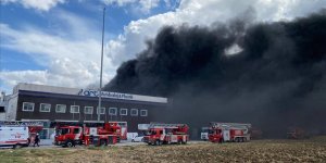 Silivri'deki Bir Fabrikada Yangın Çıktı!