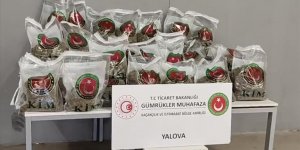 Ticaret Bakanı Bolat, Yalova'daki liman sahasında 80 kilogram esrar ele geçirildiğini bildirdi