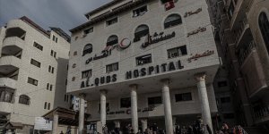 Filistin Kızılayı: Kudüs Hastanesi çevresinde şiddetli saldırılar nedeniyle ambulanslar hareket edemiyor