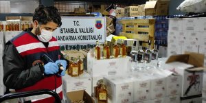 İstanbul'da bir yılda 95 bin litre sahte içki ele geçirildi