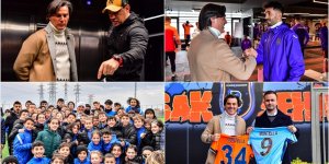 A Milli Futbol Takımı Teknik Direktörü Montella, RAMS Başakşehir'i ziyaret etti