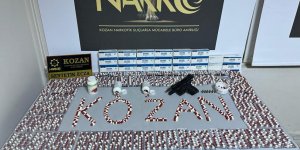 Adana'nın Kozan ilçesinde bin 782 uyuşturucu hap ele geçirildi!