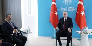 Cumhurbaşkanı Erdoğan, IKBY Başbakanı Barzani'yi kabul etti