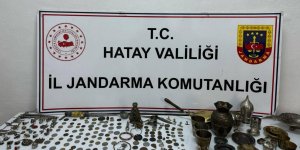 Hatay'da tarihi eser operasyonunda sikke ve objeler ele geçirildi