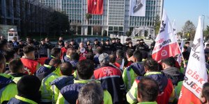 Enerji işçilerinden İBB yönetimine "maaş zammı" protestosu