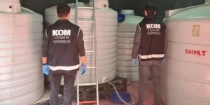 İzmir merkezli operasyonda 15 bin litre etil alkol ele geçirildi