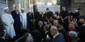 Cumhurbaşkanı Erdoğan, cuma namazını Ayasofya-i Kebir Cami-i Şerifi'nde kıldı