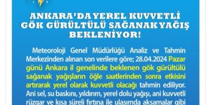 Valilik'ten Ankara'ya uyarı: Kuvvetli yağışa dikkat!