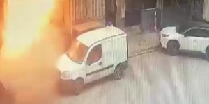 Başakşehir'de bir iş yerinde patlama meydana geldi